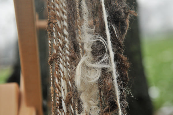 Dogma Knitting - Art Yarn sjaal pakket Wolvertemse Beemden - Herbalana